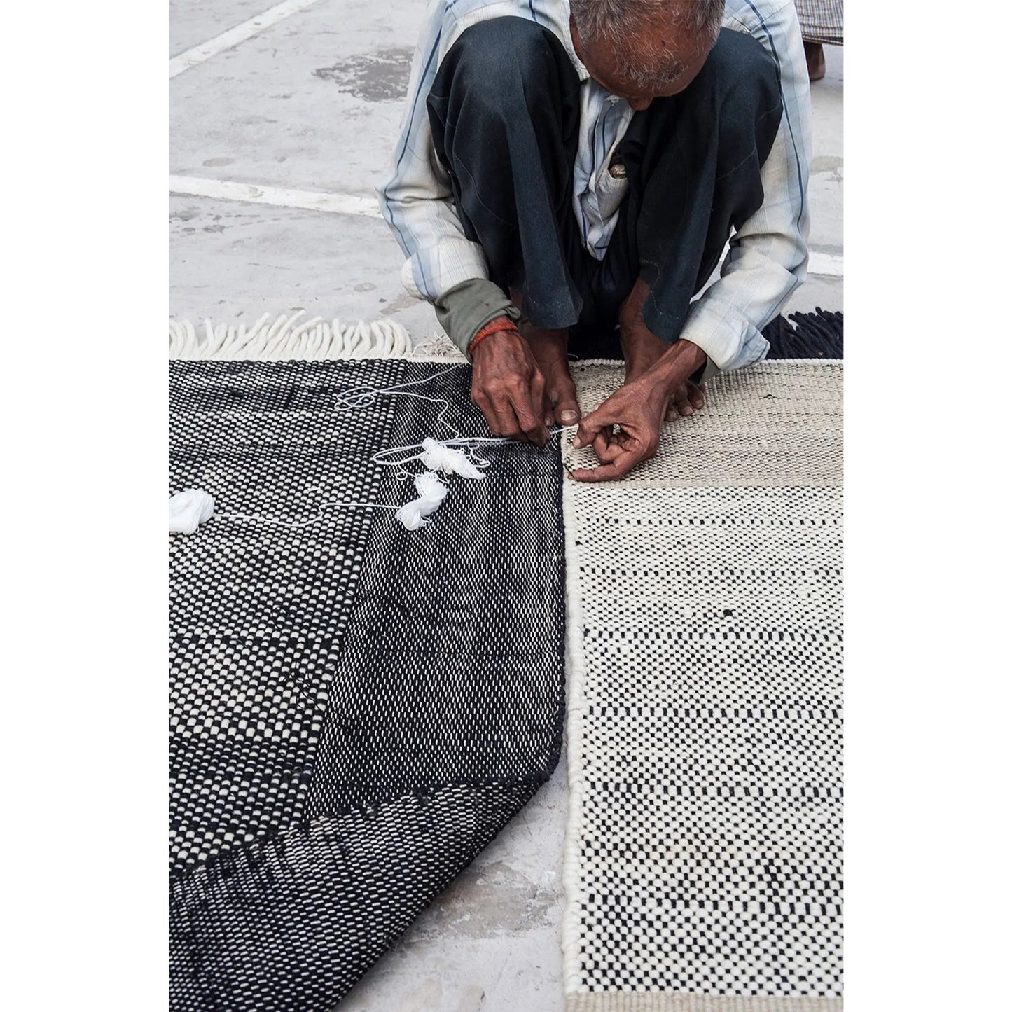 JANGEORGe Interiors & Furniture Nanimarquina Tres Outdoor Black Rug