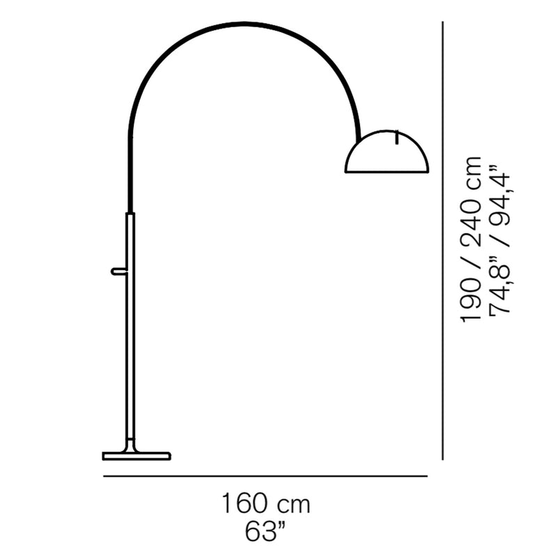 Coupé 3320R - Floor Lamp