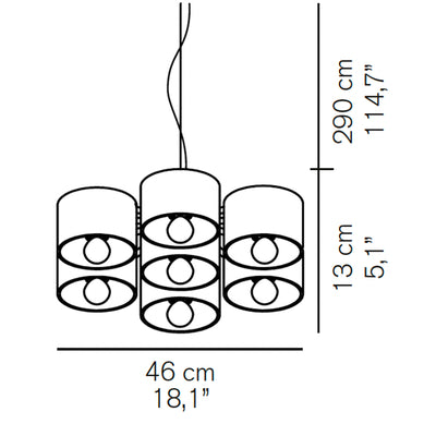 Fiore 423 - Suspension Lamp