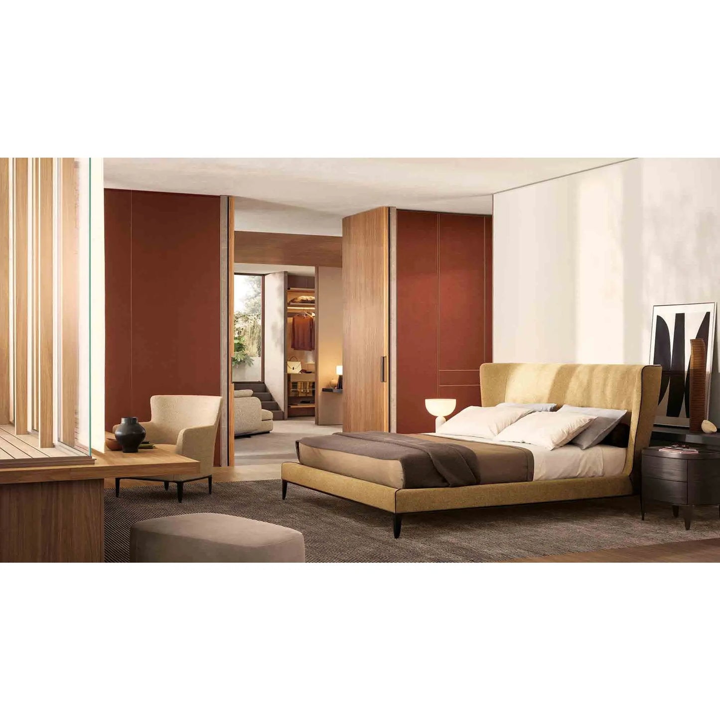 JANGEORGe Interiors & Furniture Poliform Gentleman Bed