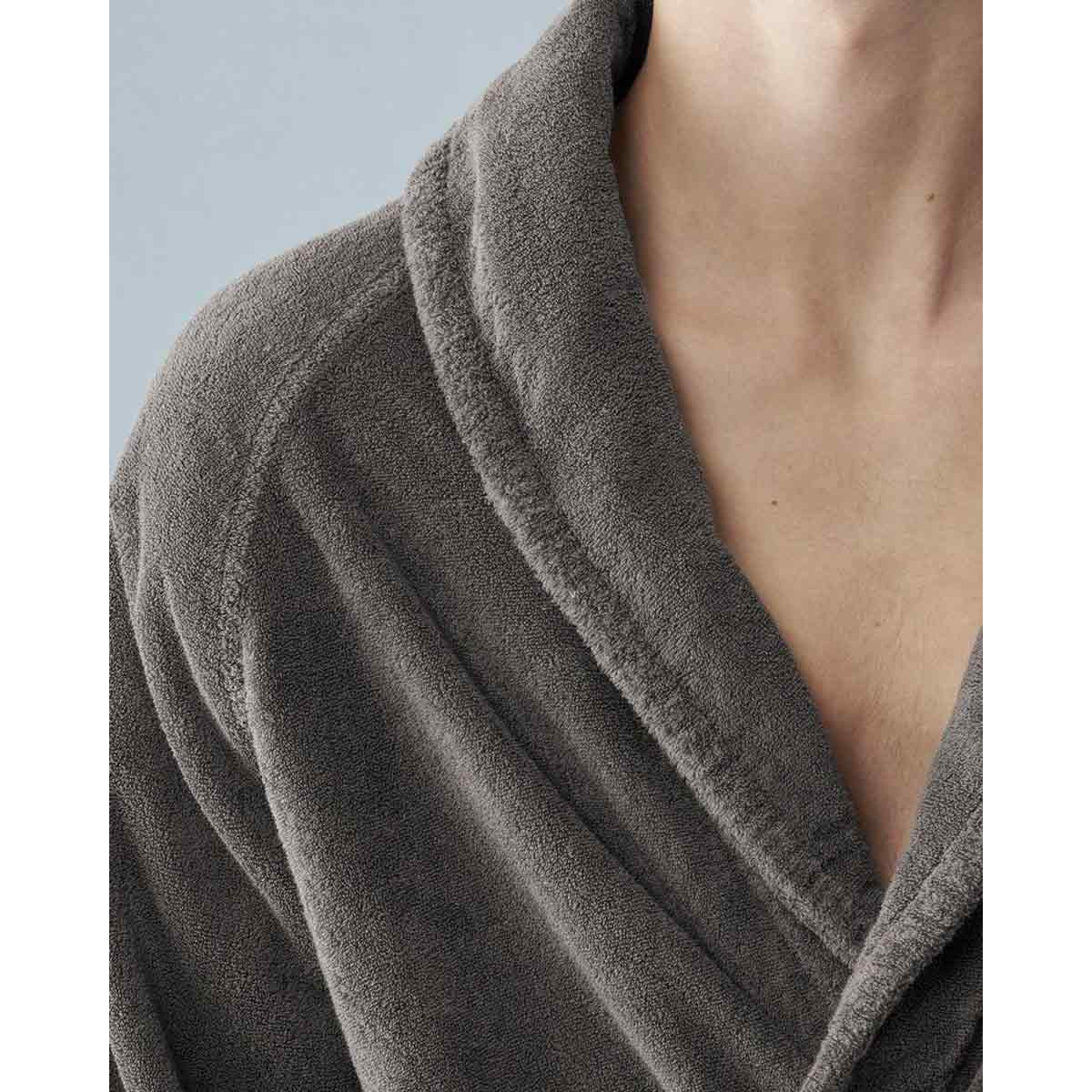 JANGEORGe Interiors & Furniture Society Limonta Crisp Bathrobe Fumo