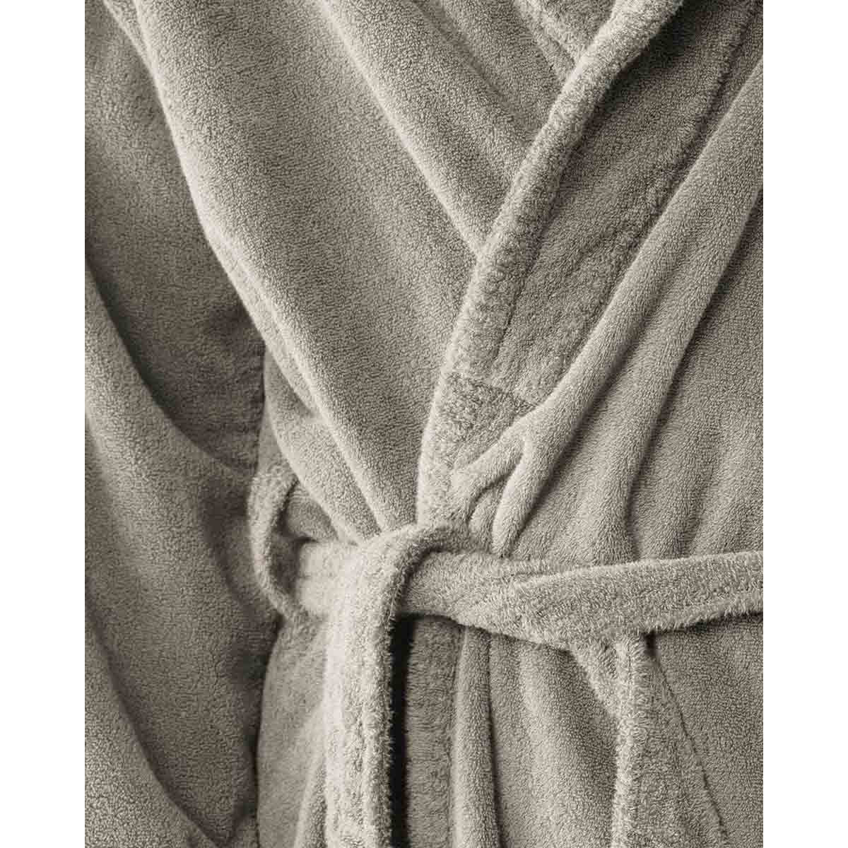 JANGEORGe Interiors & Furniture Society Limonta Crisp Bathrobe Mastice