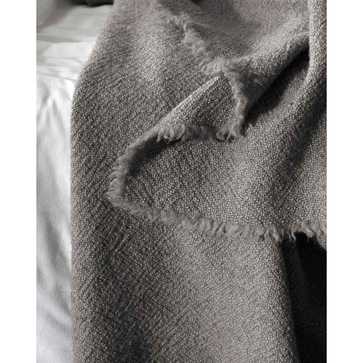 JANGEORGe Interiors & Furniture Society Limonta Des Blanket Fumo