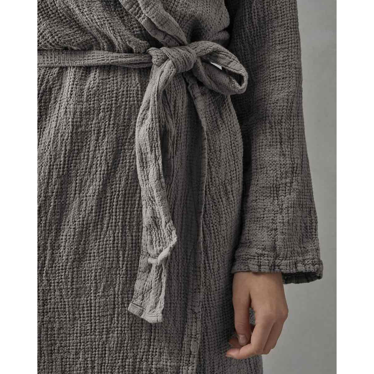 JANGEORGe Interiors & Furniture Society Limonta Lipe Bathrobe Fumo