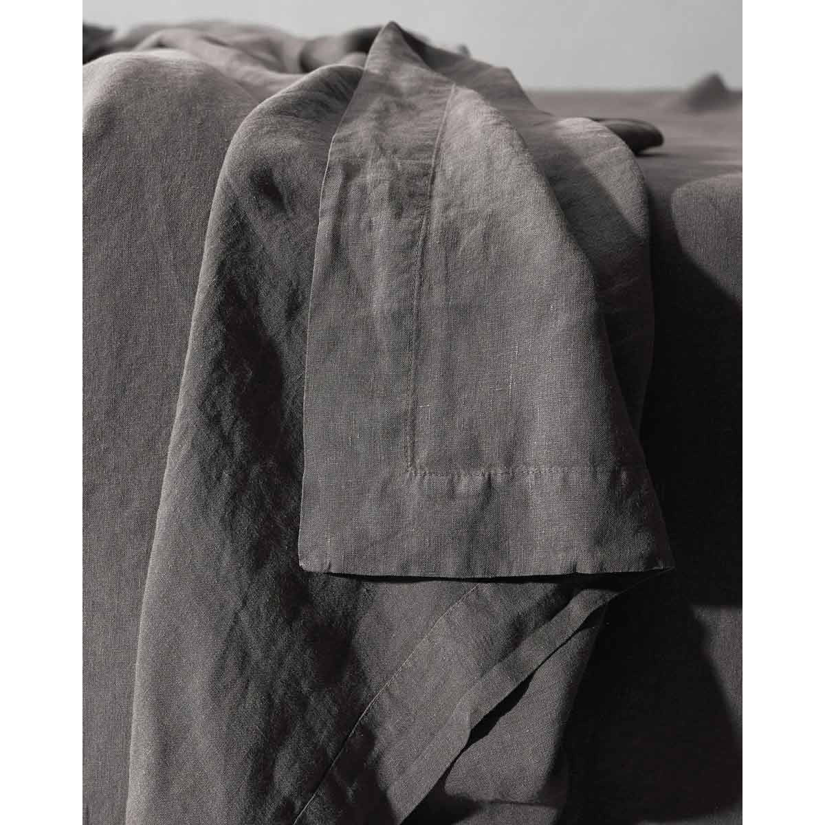 JANGEORGe Interiors and Furniture Society Limonta Rem Flat Sheets Fumo