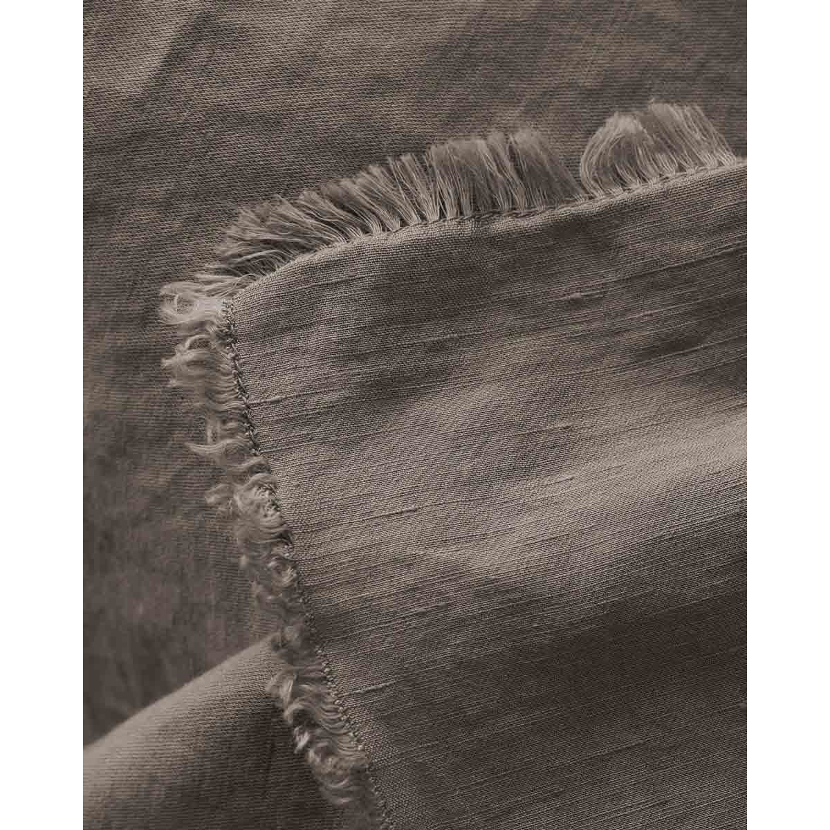 JANGEORGe Interiors & Furniture Society Limonta Saten Bed Sheet Fumo