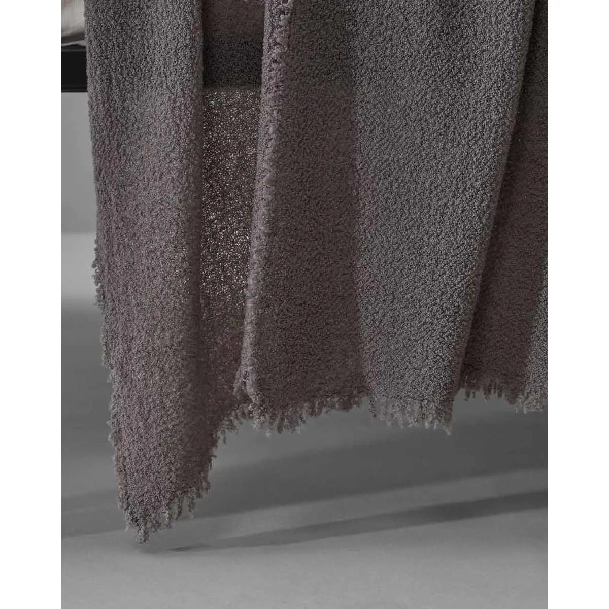 JANGEORGe Interiors & Furniture Society Limonta Single Throw Fumo