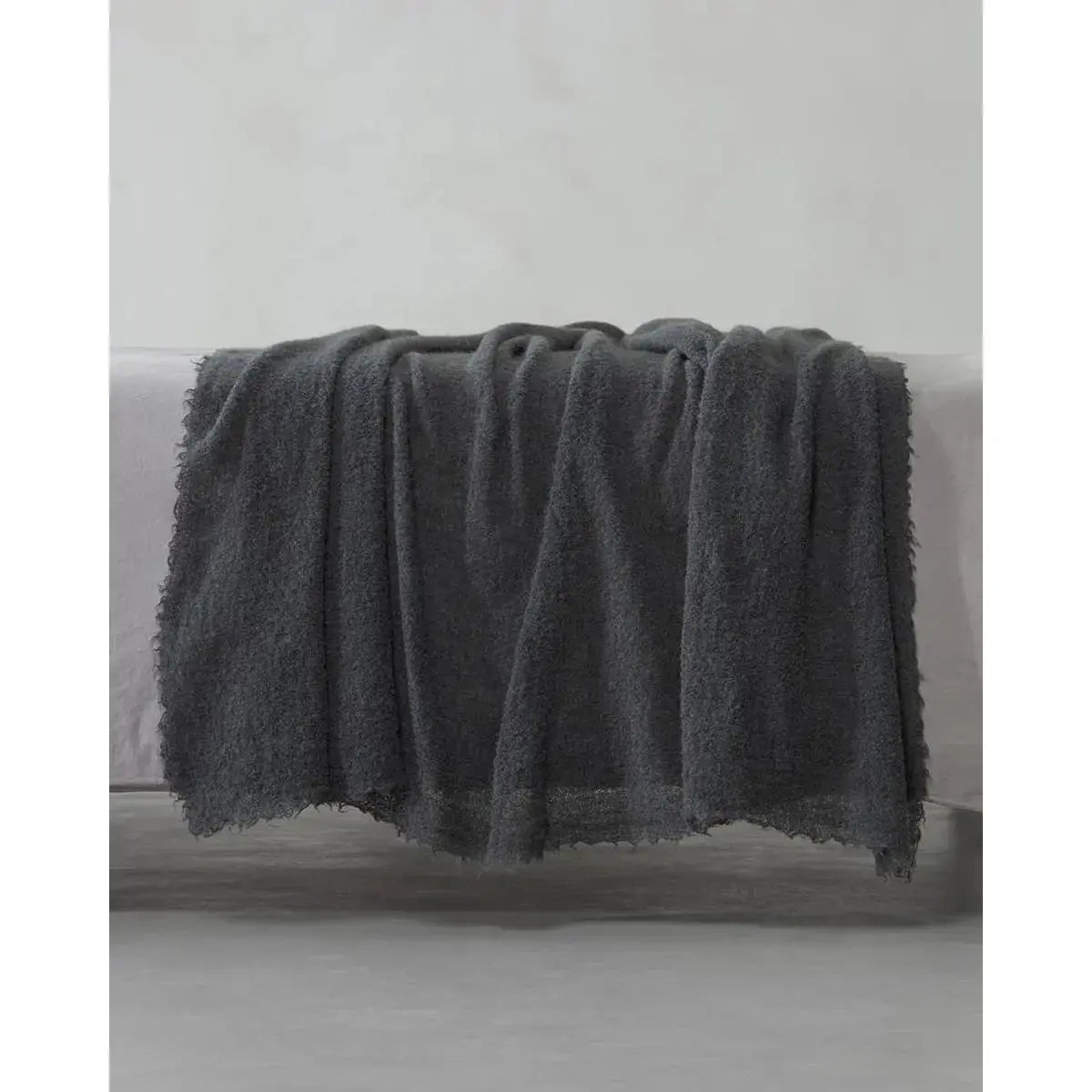 JANGEORGe Interiors & Furniture Society Limonta Ted Throw Anthracite