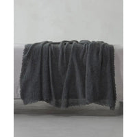 JANGEORGe Interiors & Furniture Society Limonta Ted Throw Anthracite