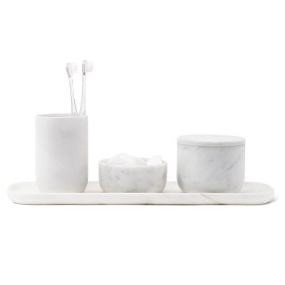VVD Bathroom Collection - Carrara Marble Bathroom Set