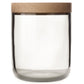 VVD Pottery - Glass 15x17cm with 3cm Oak Lid (15173) - JANGEORGe Interiors & Furniture