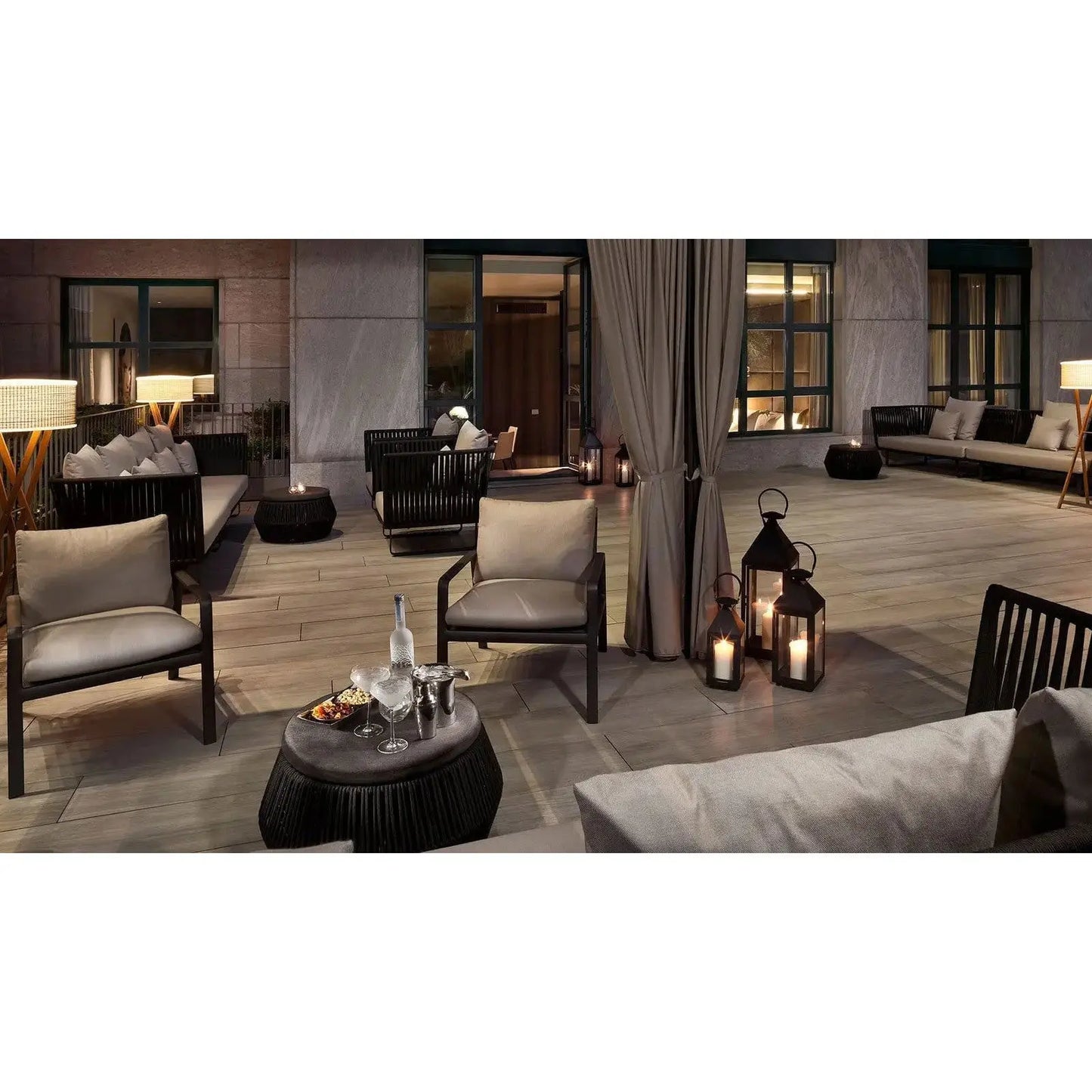 ZigZag Outdoor Pouf | Kettal | JANGEORGe Interior Design