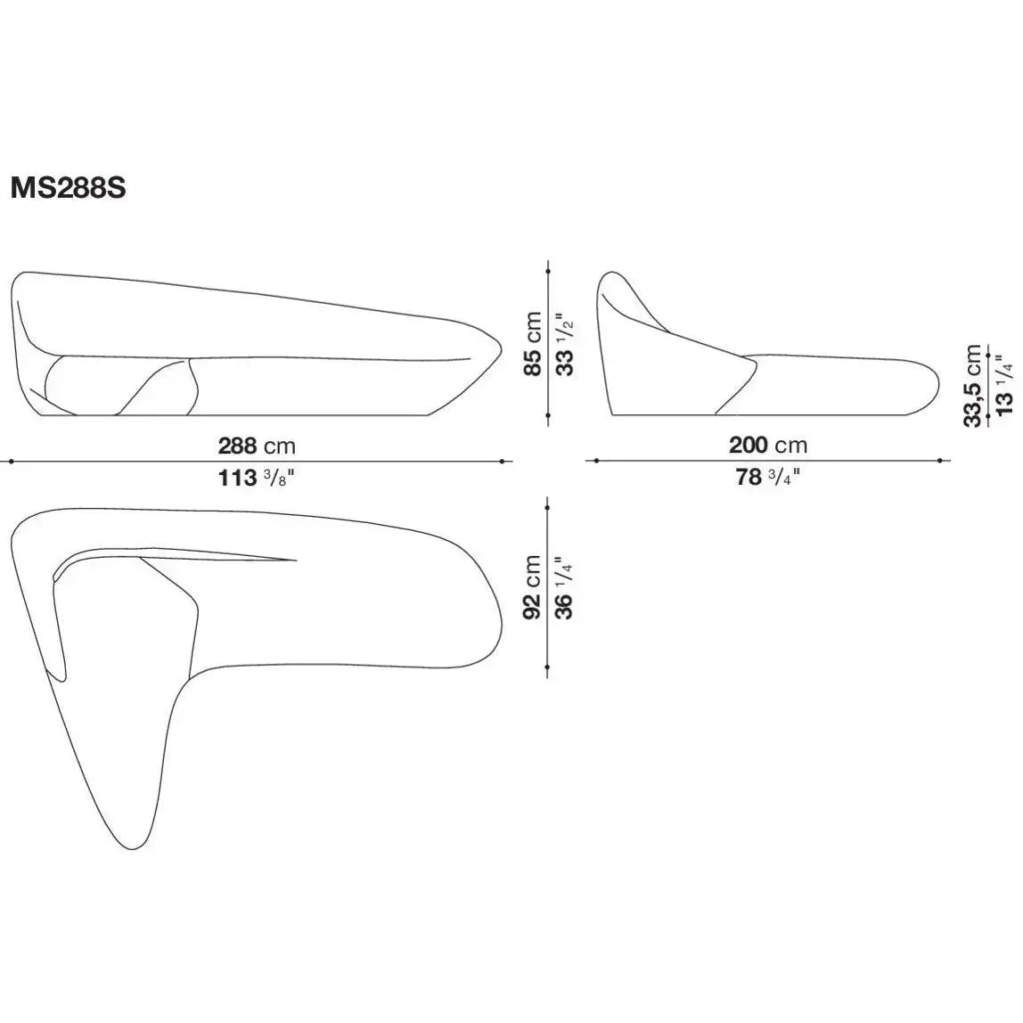 Moon System - Sofa (MS288S) B&B Italia