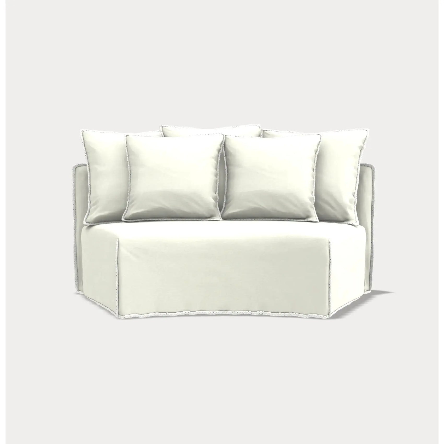 Ghost 34 - Rounded Modular Sofa Element Gervasoni