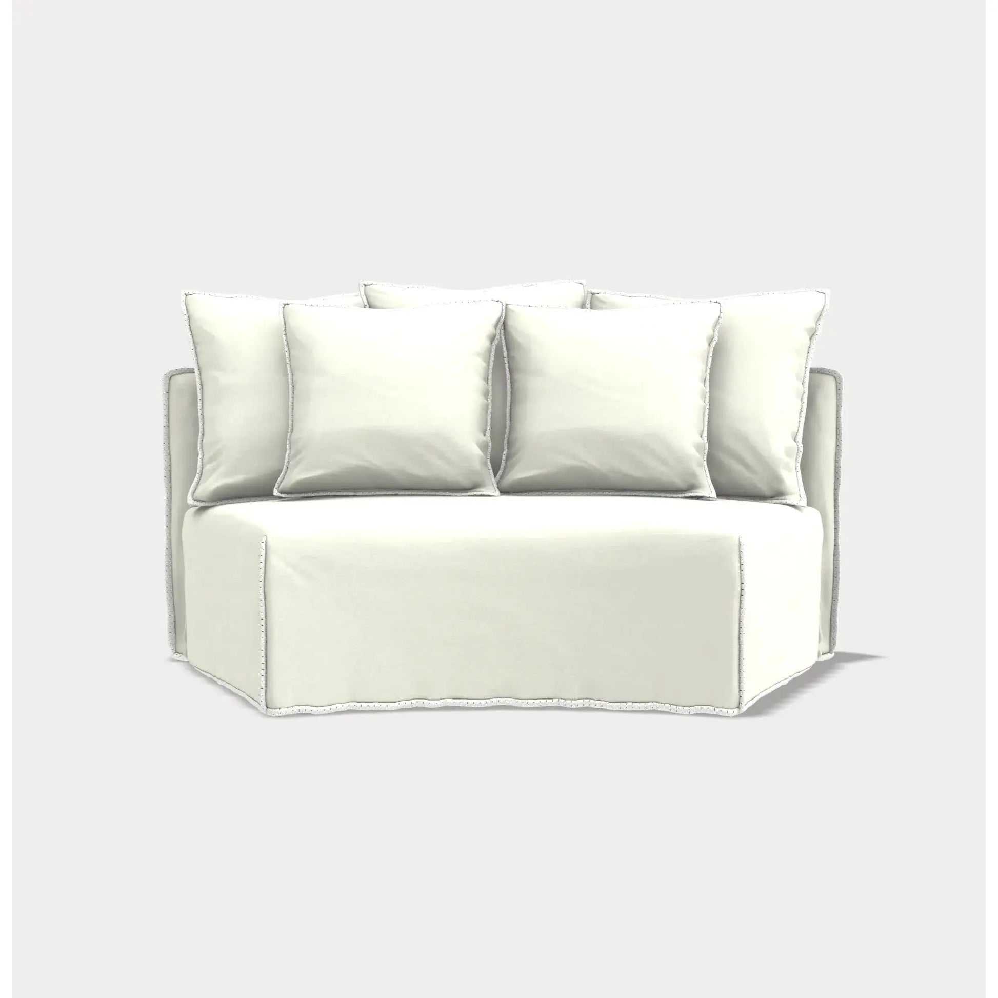 Ghost 34 - Rounded Modular Sofa Element Gervasoni