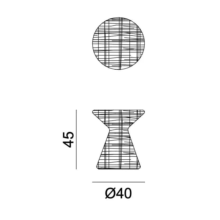 Bolla 12 - Side Table / Ottoman - JANGEORGe Interiors & Furniture