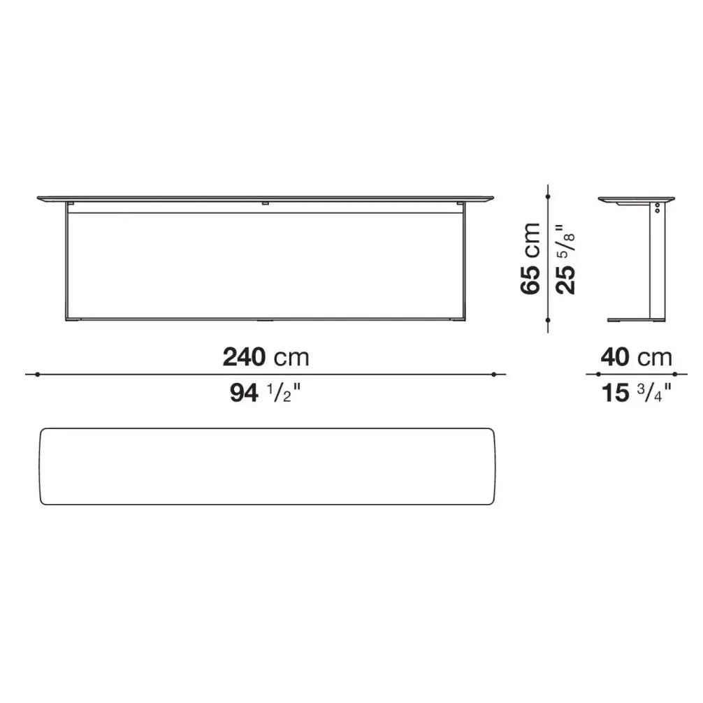 Eileen - Console table with pewter painted frame (EC240_E) JANGEORGe Interiors & Furniture