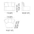 Ghost 33 L-R - Rounded Modular Sofa Element Gervasoni