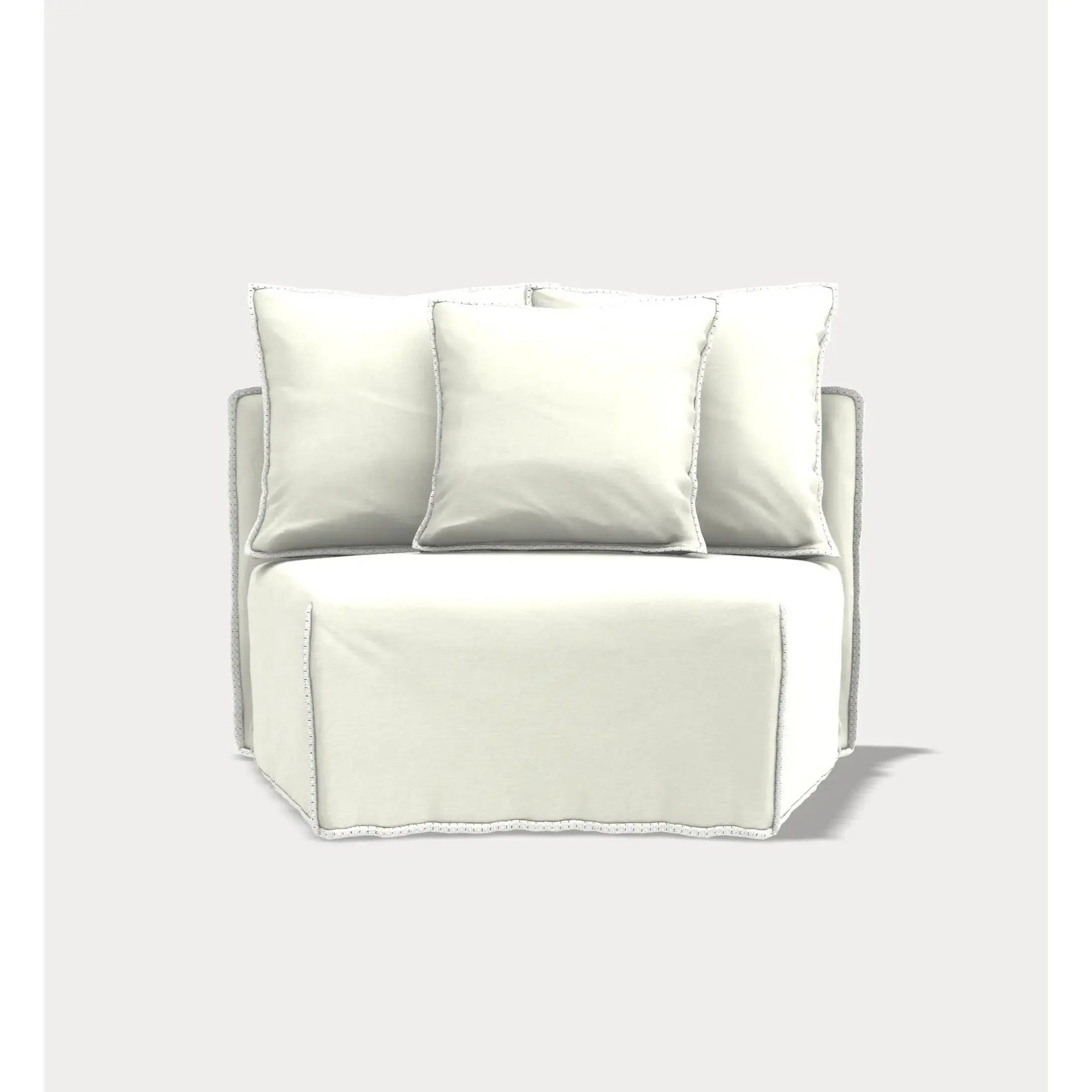 Ghost 33 - Rounded Modular Sofa Element Gervasoni