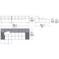 Tufty-Time - Left Sectional Sofa in Rope Rattier B&B Italia