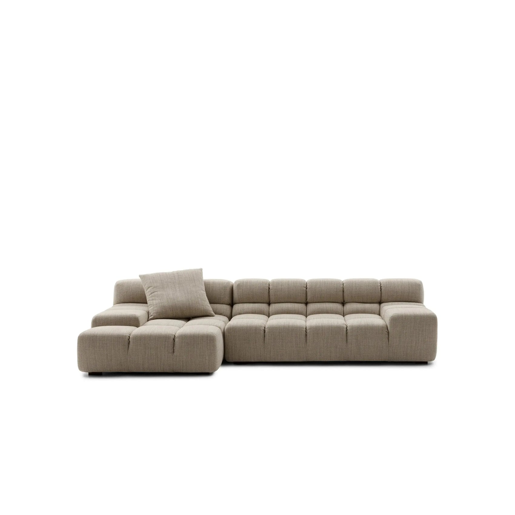 Tufty-Time - Left Sectional Sofa in Rope Rattier B&B Italia