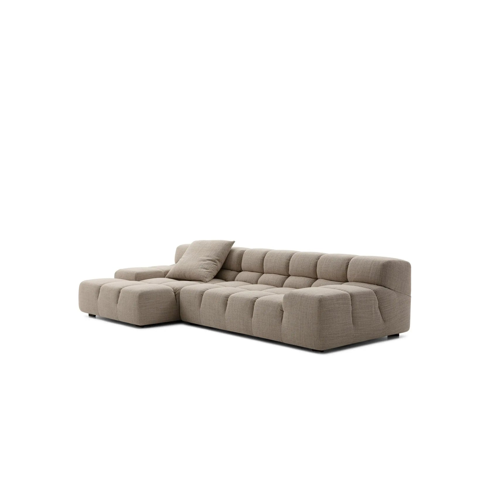 Tufty-Time - Left Sectional Sofa in Rope Rattier B&B Italia