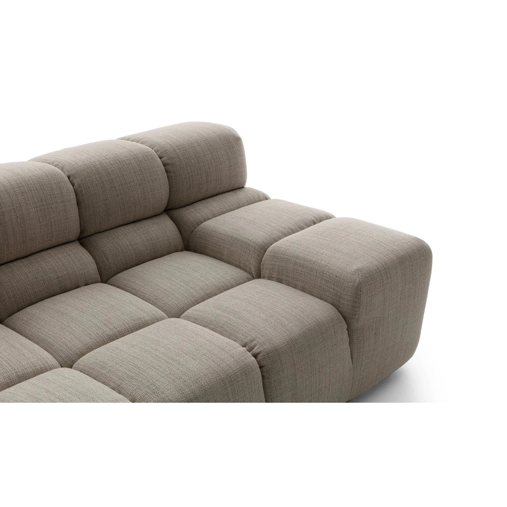 Tufty-Time - Left Sectional Sofa in Rope Rattier B&B Italia