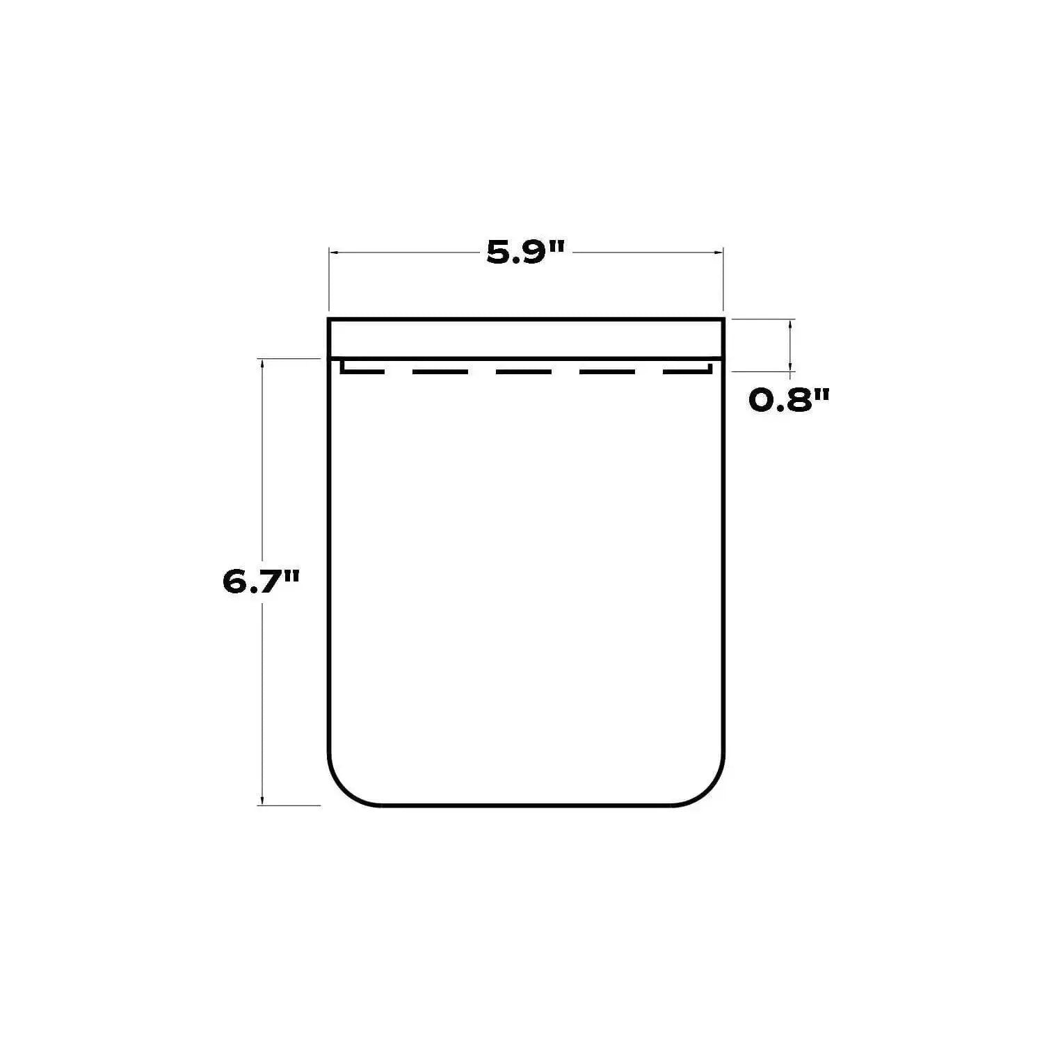 VVD Pottery Glass 15x17cm with 2cm Oak Lid (15172) | When Objects Work | JANGEORGe Interior Design