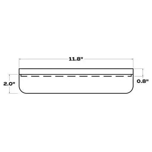 VVD Pottery Ceramic 30x5cm with 2cm Walnut Lid (3052) | When Objects Work | JANGEORGe Interior Design