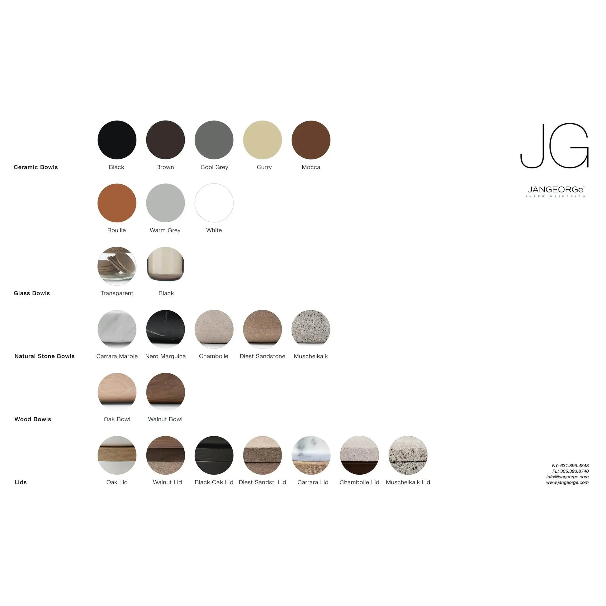 VVD Pottery Glass 15x17cm with 3cm Oak Lid (15173) | When Objects Work | JANGEORGe Interior Design