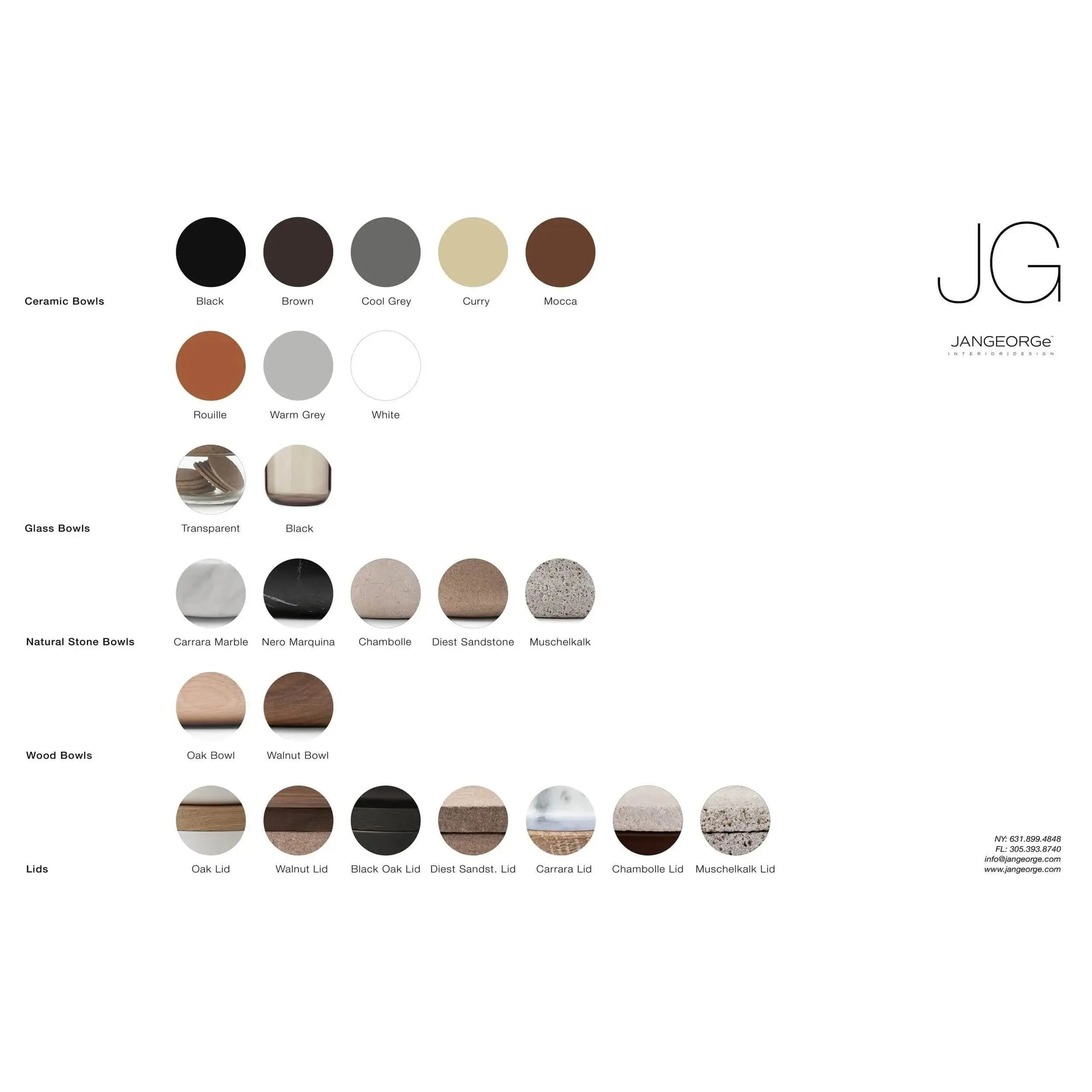 VVD Pottery Ceramic 15x17cm with 2cm Walnut Lid (15172) | When Objects Work | JANGEORGe Interior Design