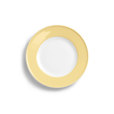 Solid Color - Dessert Plate with Colored Rim 8.3in | 21cm (Ø) | Dibbern | JANGEORGe Interior Design