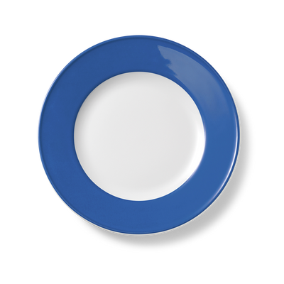 Solid Color - Dinner Plate with Colored Rim 10.2in | 26cm (Ø)