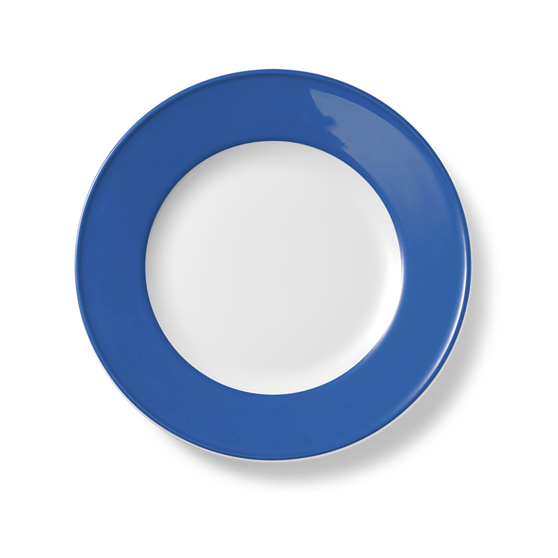 Solid Color - Dinner Plate with Colored Rim 10.2in | 26cm (Ø)