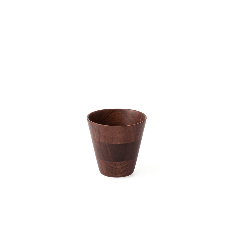 Walnut Tumbler - 3.5x3.5in | 9x9cm (ØxH) | Hikiyose | JANGEORGe Interiors & Furniture
