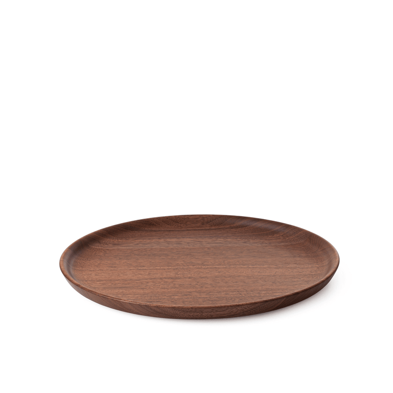 Walnut Plate LL - 11.8x8in | 30x2cm (ØxH) | Hikiyose | JANGEORGe Interiors & Furniture