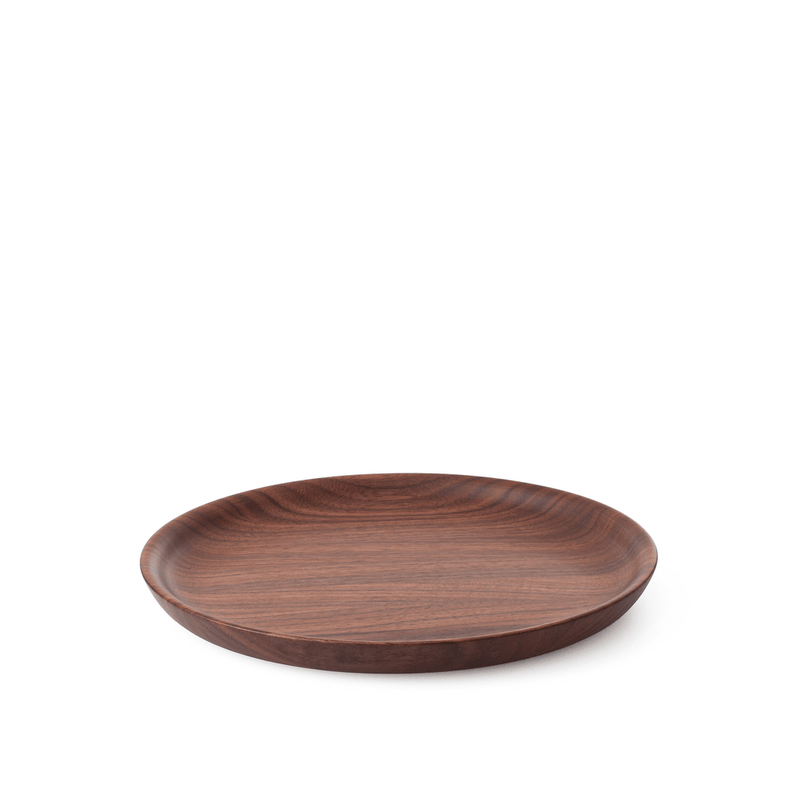 Walnut Plate L - 8.9x.8in | 22x2cm (ØxH) | Hikiyose | JANGEORGe Interiors & Furniture