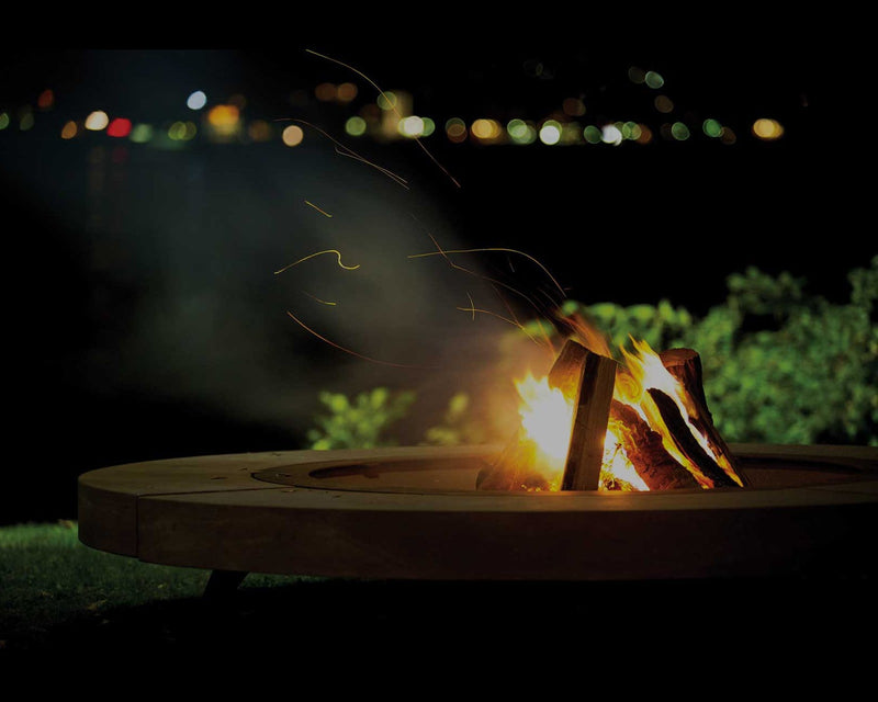 Rondo Wood-Burning Outdoor Fire Pit | AK47 DesignArt | JANGEORGe Interior Design