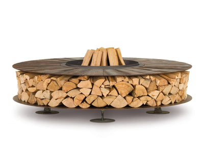 Zero Wood-Burning Outdoor Fire Pit, Texture Collection | AK47 DesignArt | JANGEORGe Interior Design