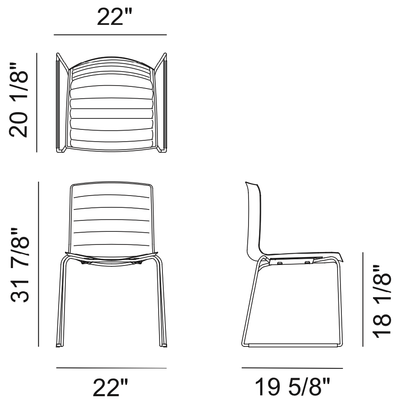 Catifa 46 (0280) Chair | Arper | JANGEORGe Interior Design