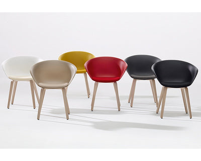 Duna 02 - 4 Wood Legs Chair | Arper | JANGEORGe Interior Design