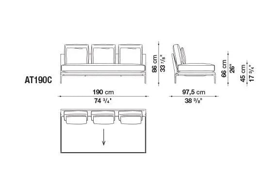 B&B Atoll Sofa | B&B Italia | JANGEORGe Interior Design