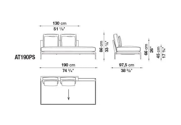 B&B Atoll Sofa | B&B Italia | JANGEORGe Interior Design