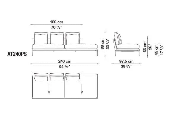 B&B Atoll Sofa | B&B Italia | JANGEORGe Interior Design