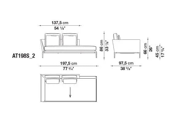 B&B Atoll Sofa | B&B Italia | JANGEORGe Interior Design
