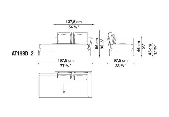 B&B Atoll Sofa | B&B Italia | JANGEORGe Interior Design