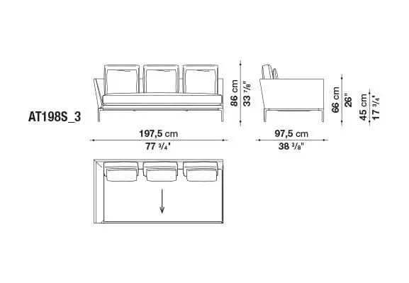 B&B Atoll Sofa | B&B Italia | JANGEORGe Interior Design
