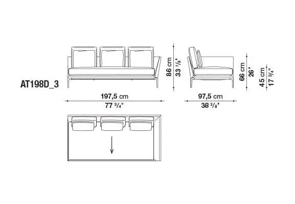 B&B Atoll Sofa | B&B Italia | JANGEORGe Interior Design