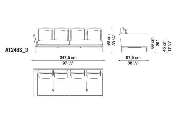 B&B Atoll Sofa | B&B Italia | JANGEORGe Interior Design