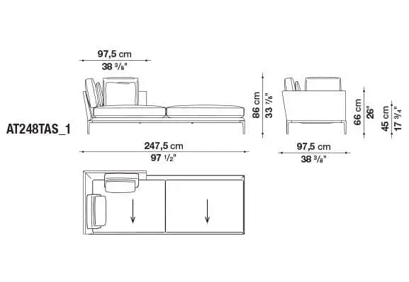 B&B Atoll Sofa | B&B Italia | JANGEORGe Interior Design